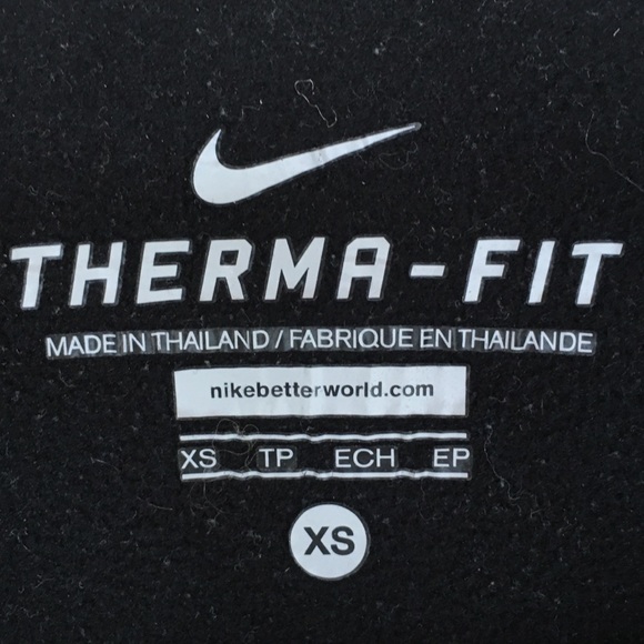Black Nike Therma Fit Zip Up Hoodie Jacket X small - Picture 6 of 6